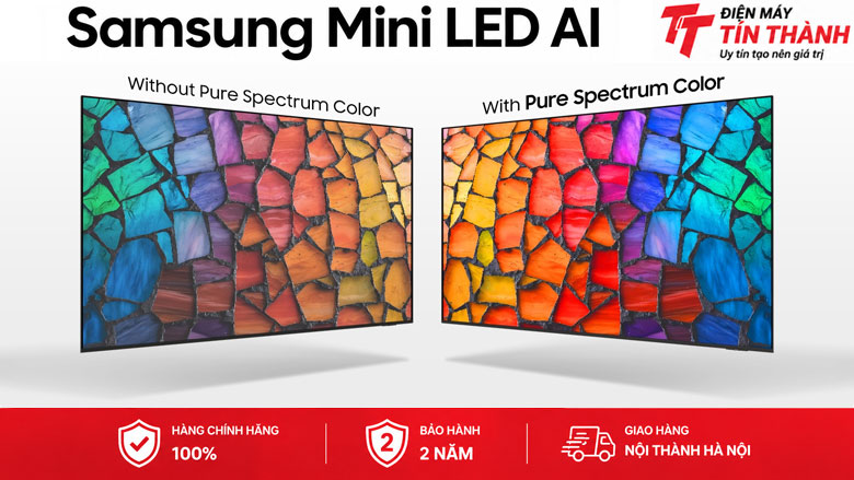 Smart Tivi Mini LED Samsung AI 4K 65 inch UA65M8XHA - Pure Spectrum Color