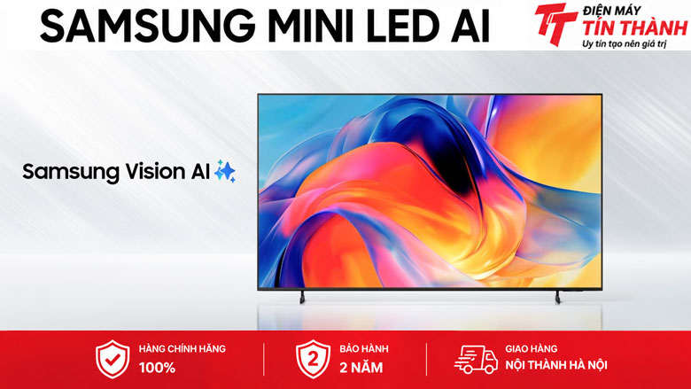 Smart Tivi Mini LED Samsung AI 4K 75 inch UA75M77HA - Thiết kế
