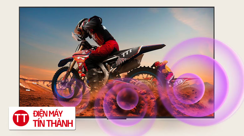 Smart Tivi NanoCell LG AI 4K 43 inch 43NANO80ASA - 43NANO80 - Bộ tăng cường âm thanh động được hỗ trợ bởi Bộ xử lý AI