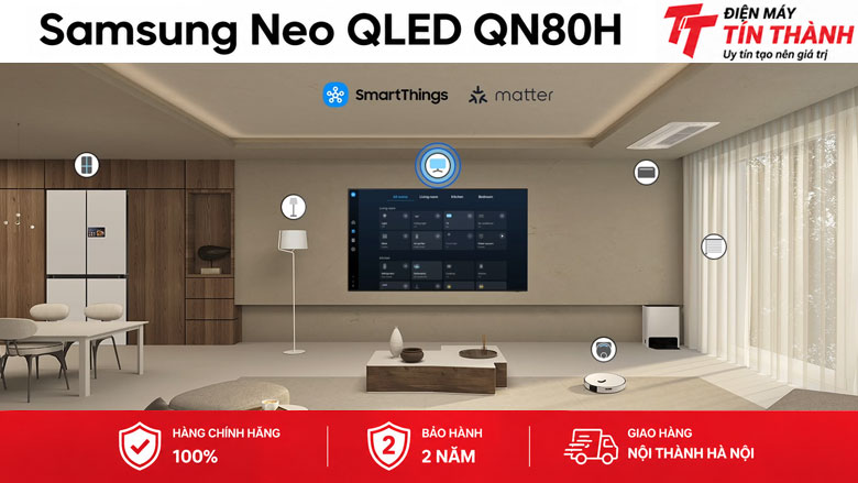 Smart Tivi Neo QLED Samsung AI 4K 55 inch QA55QN80HA - Tiện ích
