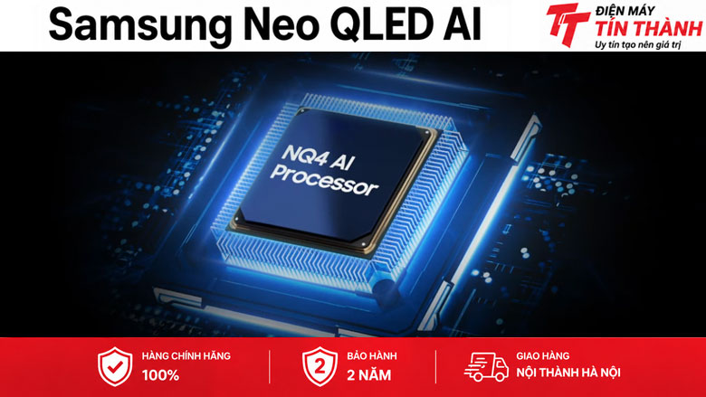 Smart Tivi Neo QLED Samsung AI 4K 75 inch QA75QN70HA - Bộ xử lý AI NQ4 thế hệ 2