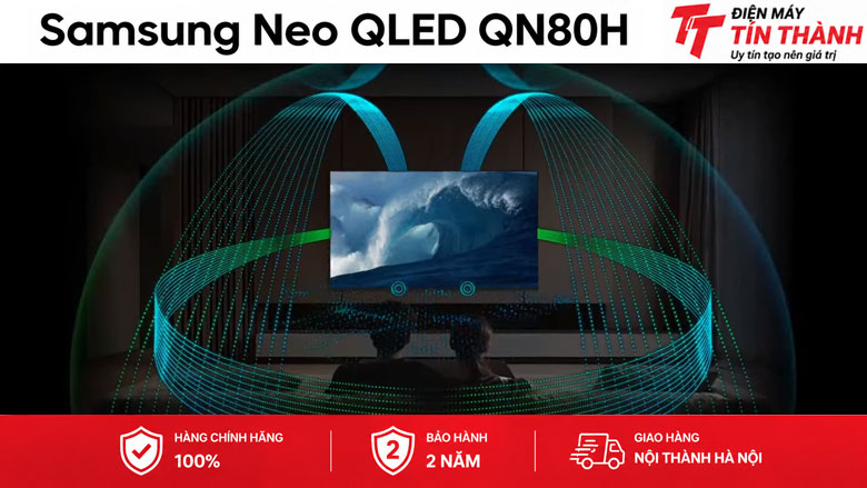 Smart Tivi Neo QLED Samsung AI 4K 85 inch QA85QN80HA - Công nghệ âm thanh