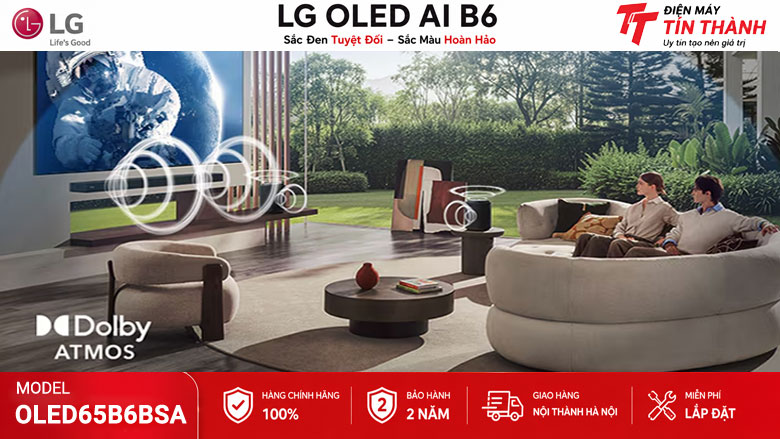 Dolby Vision và Dolby Atmos trên Smart Tivi OLED LG OLED65B6PSA