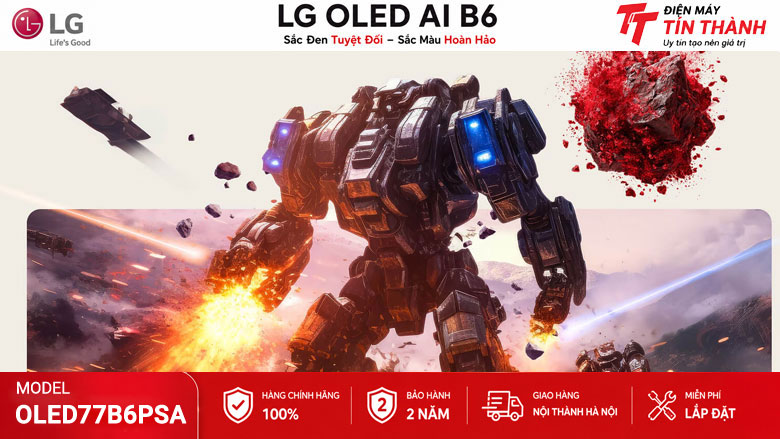 Tivi LG OLED77B6PSA hỗ trợ gaming VRR 144Hz G-Sync FreeSync