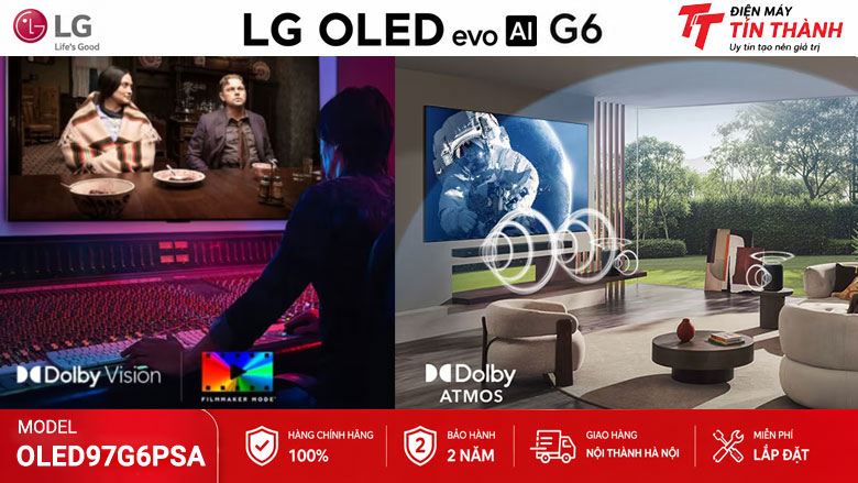 Dolby Vision và FilmMaker Mode trên Smart Tivi OLED LG OLED97G6PSA