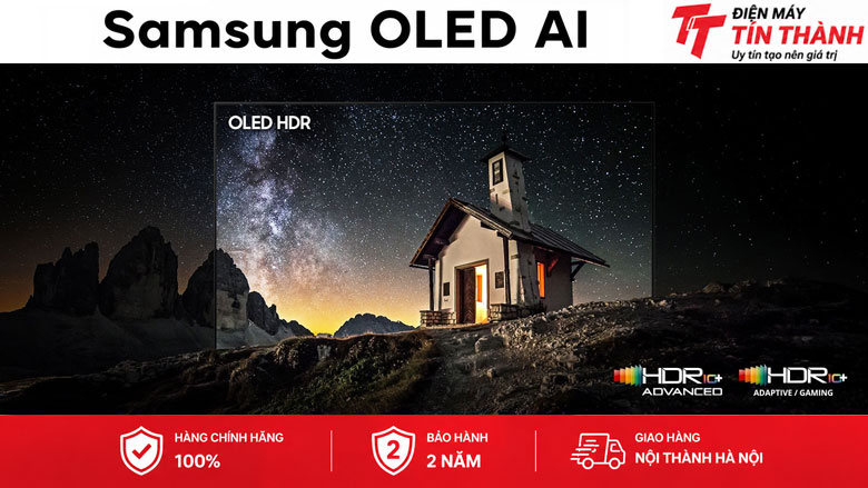 Smart Tivi OLED Samsung AI 4K 55 inch QA55S85HA - OLED HDR