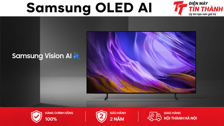Smart Tivi OLED Samsung AI 4K 55 inch QA55S85HA - Thiết kế