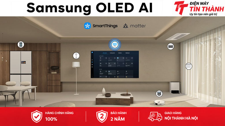 Smart Tivi OLED Samsung AI 4K 55 inch QA55S90HA - Tiện ích