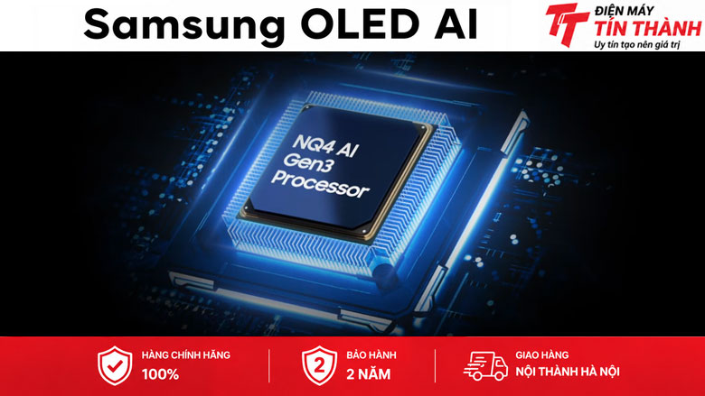 Smart Tivi OLED Samsung AI 4K 65 inch QA65S90HA - Bộ xử lý AI NQ4 thế hệ 3