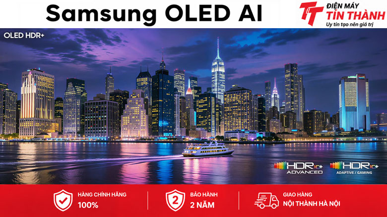 Smart Tivi OLED Samsung AI 4K 65 inch QA65S90HA - OLED HDR+