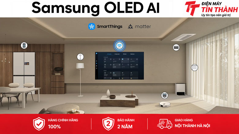 Smart Tivi OLED Samsung AI 4K 65 inch QA65S95HX - Tiện ích