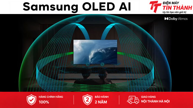 Smart Tivi OLED Samsung AI 4K 77 inch QA77S90HA - Công nghệ âm thanh