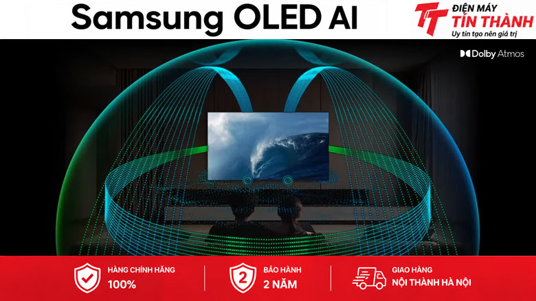 Smart Tivi OLED Samsung AI 4K 77 inch QA77S95HX - Công nghệ âm thanh