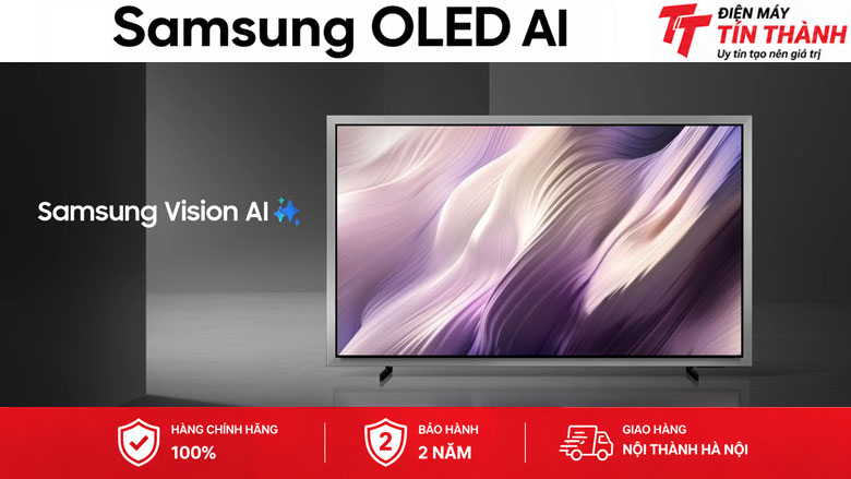 Smart Tivi OLED Samsung AI 4K 77 inch QA77S95HX - Thiết kế