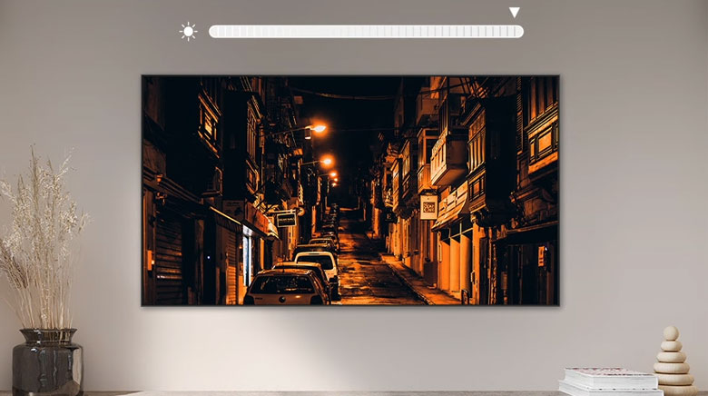 77S90F - Smart Tivi OLED Samsung AI 4K 77 inch QA77S90F - Công nghệ HDR Brightness Optimizer