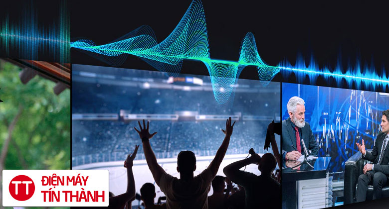 Samsung 55 Q7F - Tối ưu âm thanh trong từng phân cảnh bằng AI