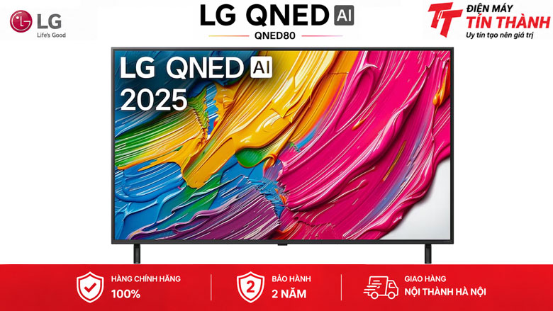 Smart Tivi QNED LG AI 4K 65 inch 65QNED80ASA chính hãng 2025
