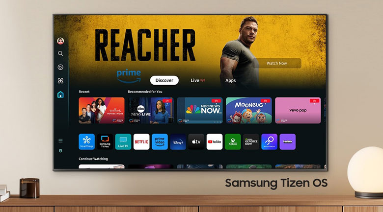 Tivi Samsung DU7000 - Hệ điều hành Samsung Tizen
