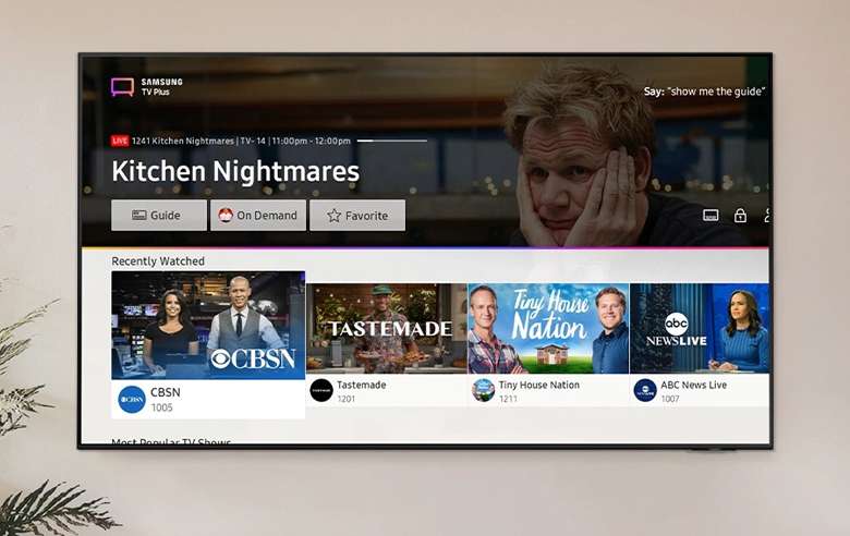 TV 85 inch Samsung - Samsung TV Plus