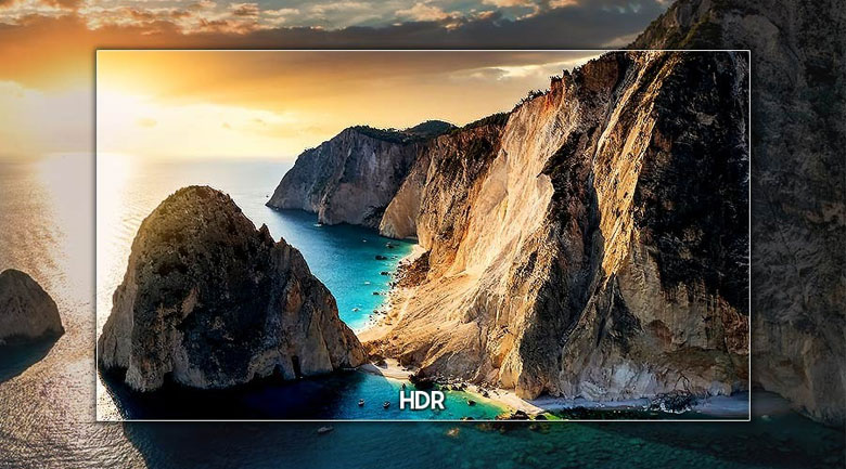 Tivi Samsung 55 inch 2024 - Công nghệ HDR (High Dynamic Range)