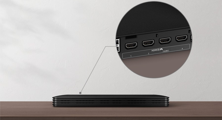 Tivi 8K Samsung - Slim One Connect đi kèm