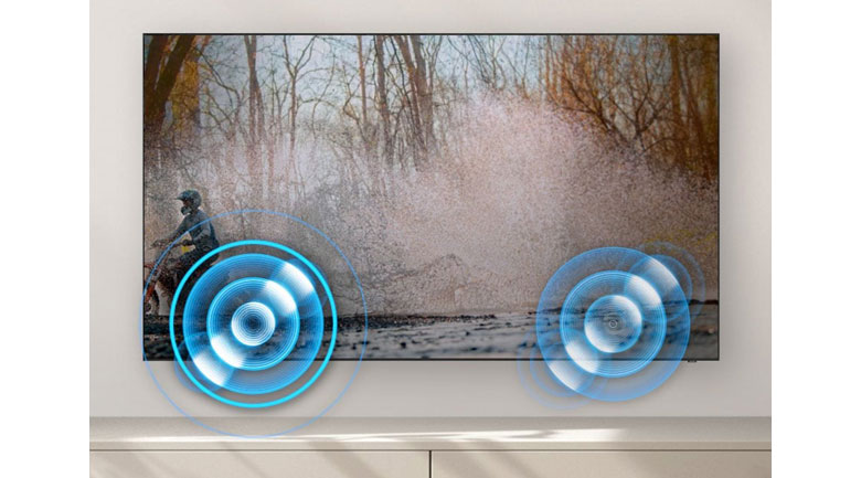 Tivi Samsung 75 in - Chìm đắm trong âm thanh vòm theo chuyển động hình ảnh