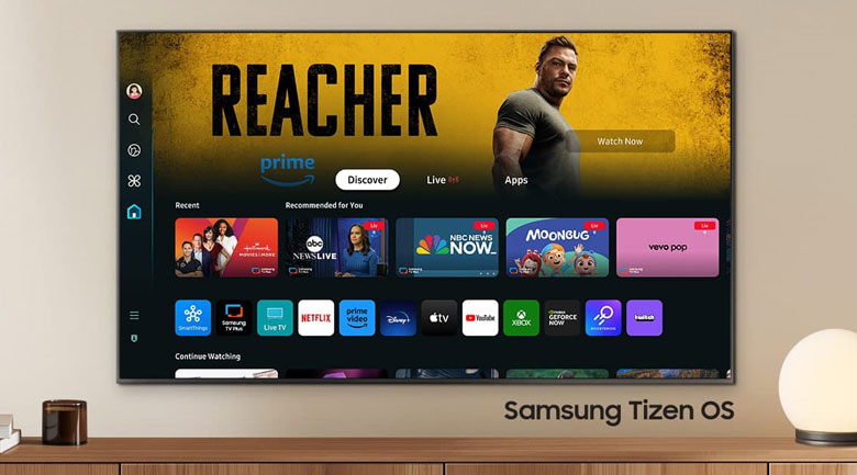 TV Samsung 85Q60D - Hệ điều hành Samsung Tizen
