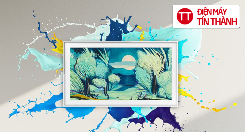 Samsung 55 The Frame LS03FA QLED 4K Smart TV 2025 bật lên là TV QLED, tắt đi là tranh nghệ thuật