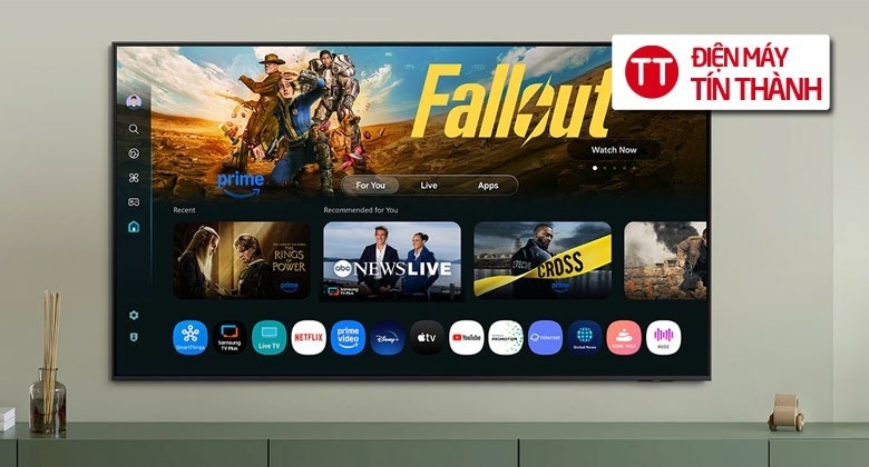 Smart Tivi QLED Samsung 4K 55 inch QA55Q6FA - 55Q6FA - 55Q6F - Hệ điều hành One UI Tizen