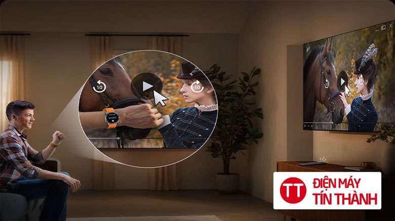 Smart Tivi QLED Samsung 4K 55 inch QA55Q6FA - 55Q6FA - 55Q6F - Chế độ Universal Gestures