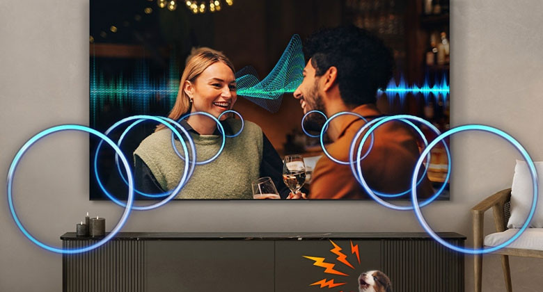 65 QN70F công nghệ Active Voice Amplifier