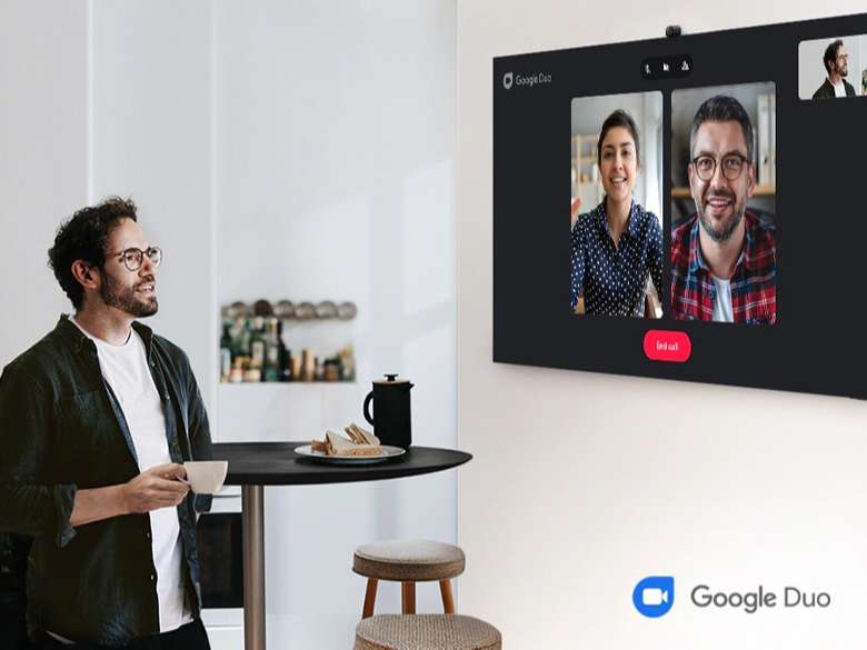 Tivi Samsung 4K 75 inch - Ứng dụng gọi Video Google Duo