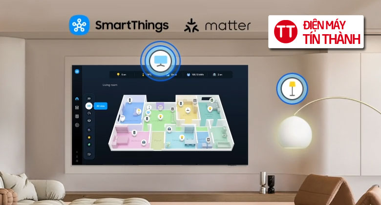 U8000F 50 inch trung tâm điều khiển SmartThings
