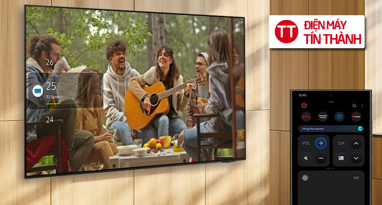 Crystal Uhd U8000F 4K Smart TV 2025 - Điều khiển TV nhanh chóng bằng điện thoại