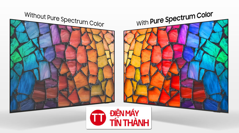 Smart Tivi Mini LED Samsung AI 4K 65 inch UA65M71H - 65M71H - UA65M71HA - Dải màu sắc siêu rộng, chân thực được tái hiện chuẩn xác nhờ hệ thống đèn nền Mini LED