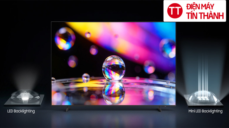 Smart Tivi Mini LED Samsung AI 4K 75 inch UA75M71H - 75M71H - UA75M71HA - Đắm chìm với những khung hình có dải sáng rộng và độ tương phản vượt trội