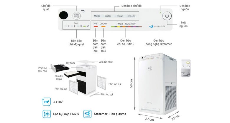 So sánh LG PuriCare 360 HIT AS60GHWG0 và Daikin MC55UVM6-7: Nên chọn máy nào?