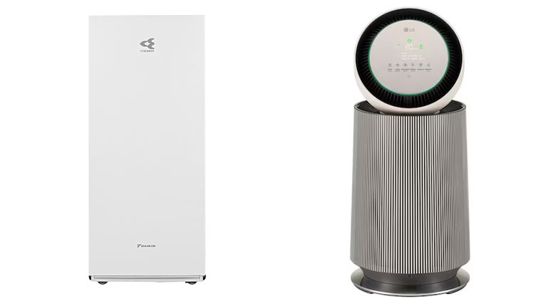 So sánh LG PuriCare AeroHit AS35GGW10 và Daikin MC40UVM6-7: Nên chọn máy nào?