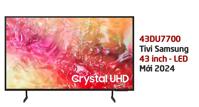 So sánh tivi Samsung 43 inch 43DU8000 và 43DU7700: Nên mua sản phẩm nào?