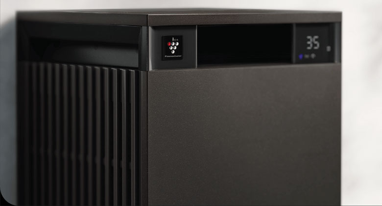 Thiết kế máy lọc không khí Sharp FX-S120V-H màu xám than
