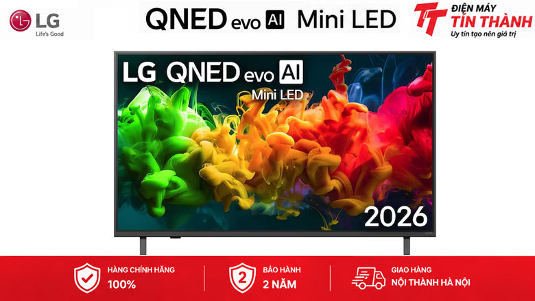 Smart Tivi QNED LG AI 4K 43 inch 43QNED80BSA - Thiết kế