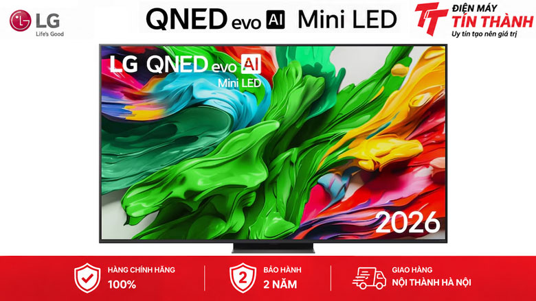 Smart Tivi QNED evo LG AI 4K 75 inch 75QNED86BSA - Thiết kế