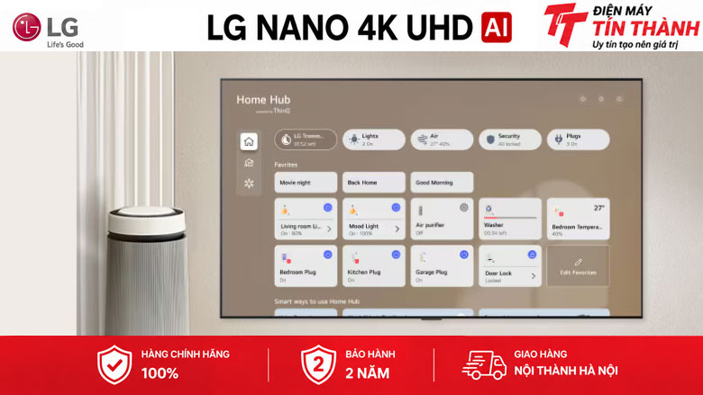 Smart Tivi LG AI 4K 65 inch 65NU805BPSB - Tiện ích thông minh