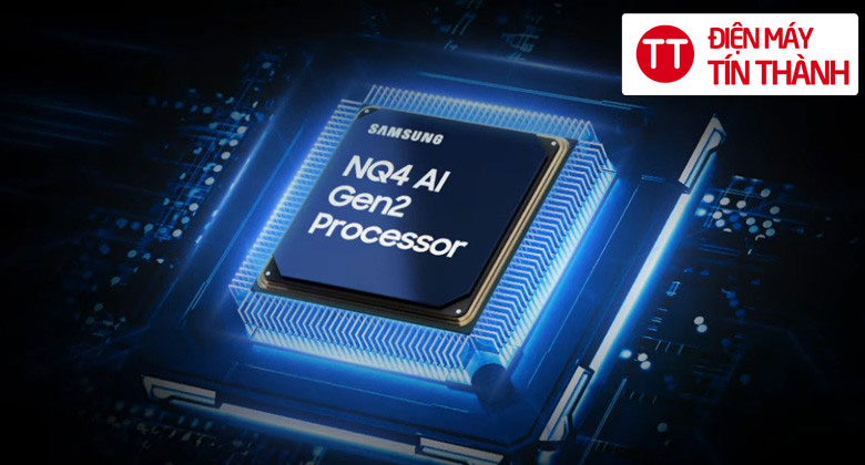 Tivi khung tranh Samsung 75 inch bộ xử lý AI NQ4 2.0, nâng cấp hình ảnh lên chuẩn 4K