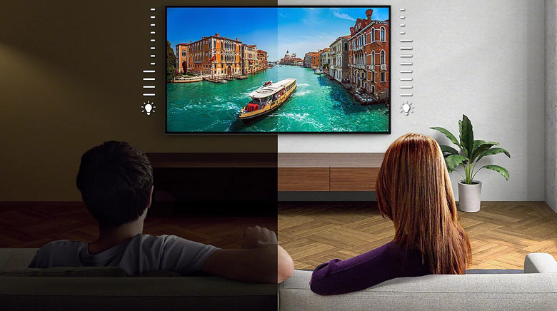 Giá Tivi Sony 85 inch - Tối ưu hóa độ sáng để phù hợp với phòng của bạn