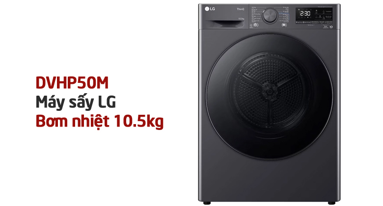 Máy Sấy Quần Áo LG 10.5kg DVHP50M