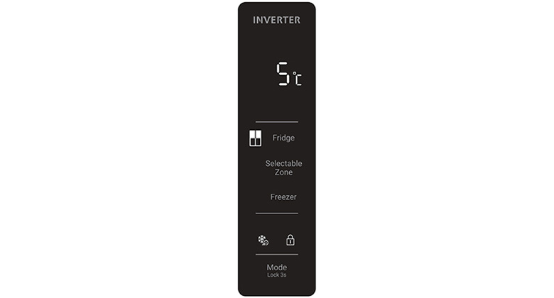Tủ lạnh Hitachi inverter 466 lít - Bảng điều khiển cảm ứng