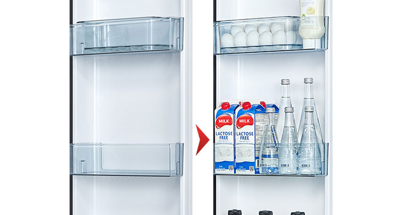 Tủ lạnh Hitachi side by side - Kệ Cửa Siêu Lớn