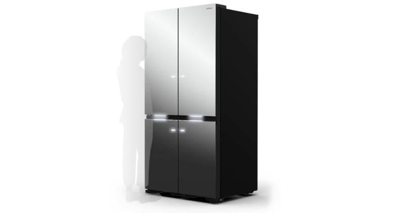 Tủ lạnh Hitachi inverter 569L - Tay năm chiếu sáng
