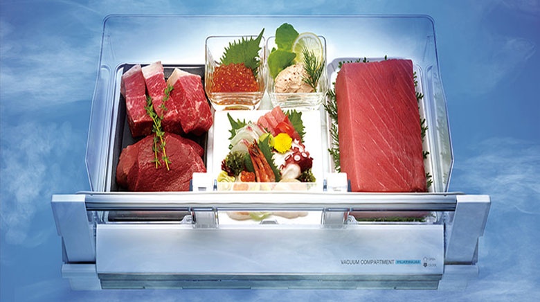Tủ lạnh Hitachi Inverter 540 lít R-HW540RV(X) Công Nghệ Bảo Quản Đột Phá Duy Trì Sự Tươi Ngon Ở Môi Trường Chân Không 0,8 atm